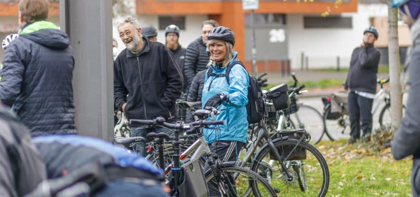 Fahrradtour Oberbürgermeisterin Borris